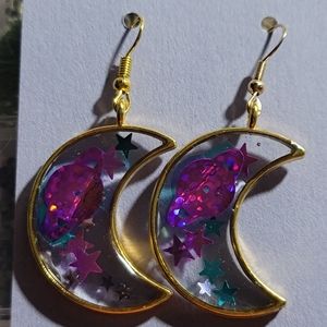 Moon earrings